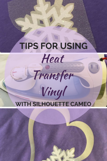 Heat Transfer Vinyl with a Silhouette Cameo